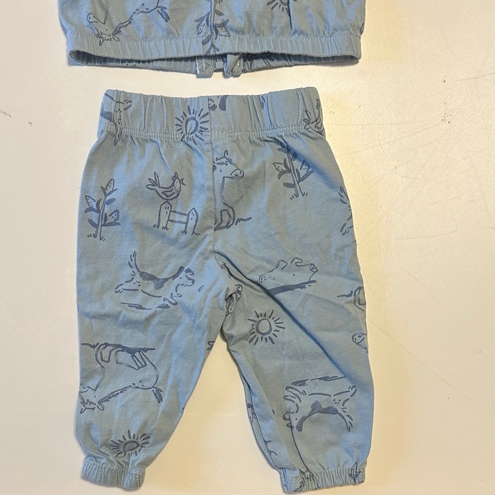 Carter's Gray/Blue Baby Outfit - Picture 6 of 7